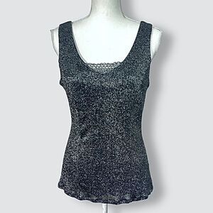 Sparkle Knit Lined Tank JS Collections Sz M